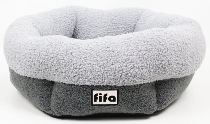 Лежак Норд меблева тканина, вовна, Сірий . 865825 см