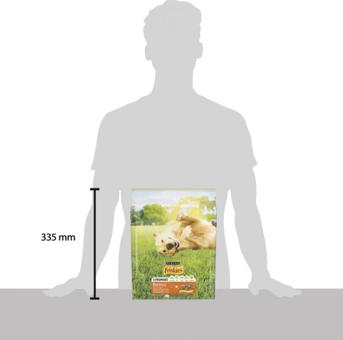 Friskies Balance з куркою, яловичиною та овочами сухий корм для собак 2,4 кг 