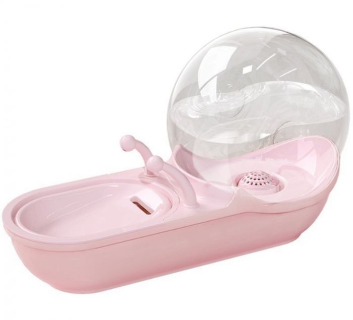 Фонтан Улитка usb розовий 4л 401412 см. 