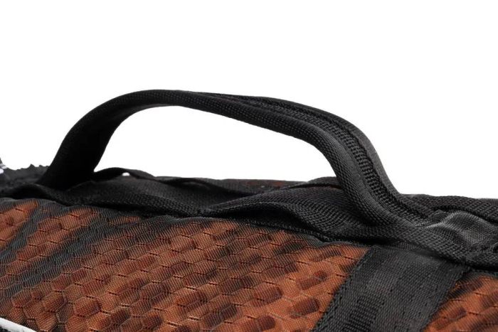 Подовжена шлейка для собак Rock harness long Non-stop dogwear Чорний/Помаранчевий S