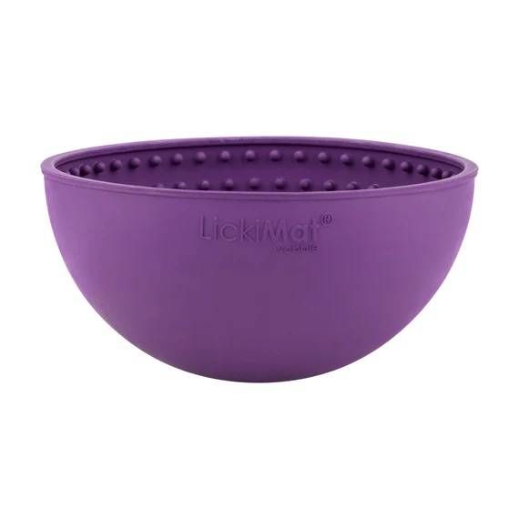 Лизальний килимок антистрес для собак LickiMat Wobble Purple, гойдається