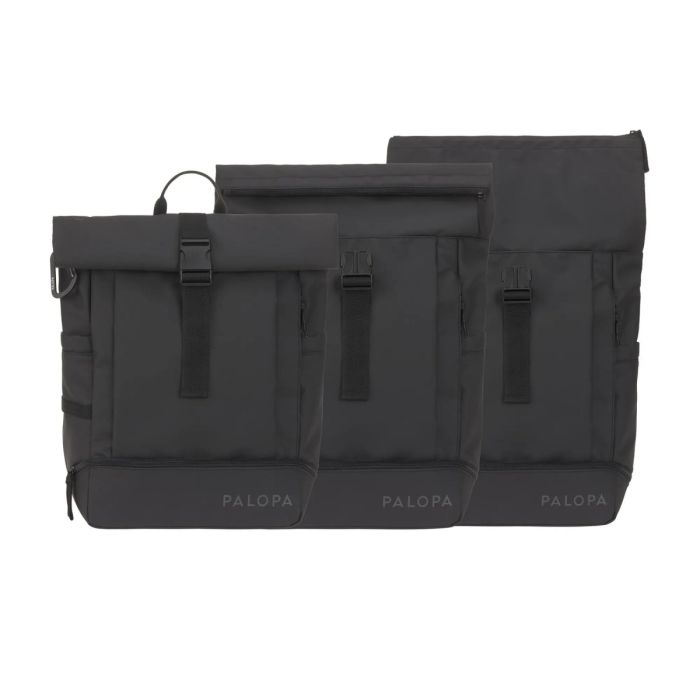 Рюкзак-ролтоп для прогулянок із собакою Palopa Yoska Чорний