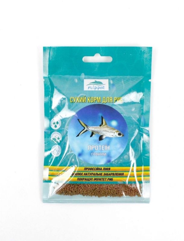 Flipper Протеїн гранули сухий корм для риб 40 г