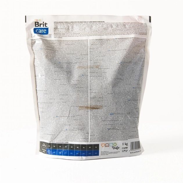 Brit Care Dog Hypoallergenic Adult Large Breed гіпоалергенний корм для собак великих порід з ягнятком 12 кг