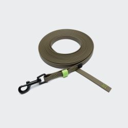 Повідець для собак Cloud7 Long Line Ipanema 10 м / 1.3 см Оливковий S