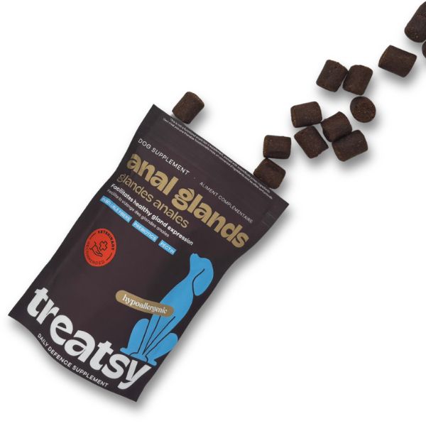 Щоденна добавка для собак Treatsy Daily Defence Anal Gland Для підтримки здоров'я анальних залоз 30 шт.