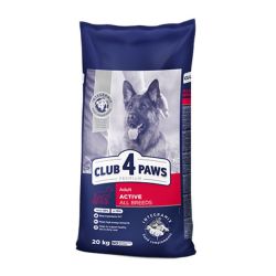 Сухий корм Club 4 paws преміум корм для активних собак 20 кг. 