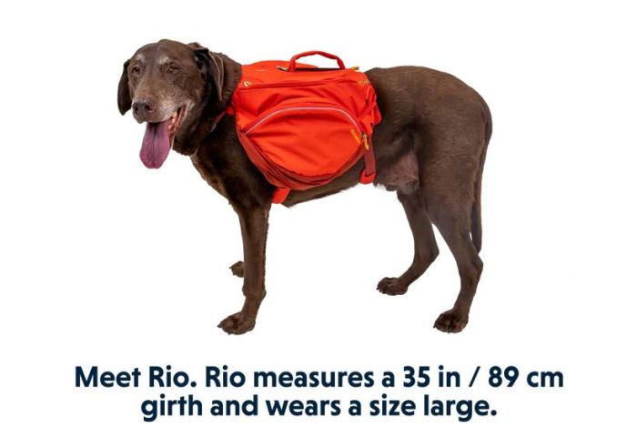 Шлейка-рюкзак для собак Ruffwear Palisades™ M Червоний