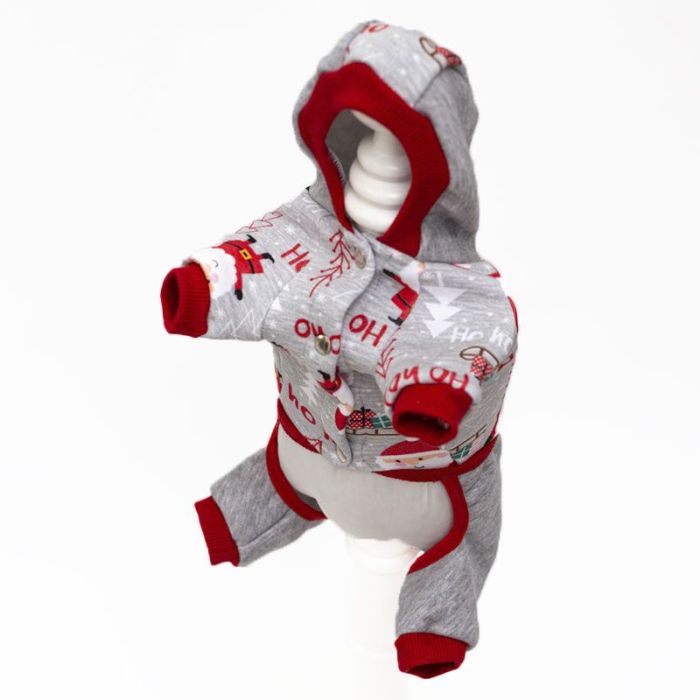 Клаус комбінезон для собак хлопчиків трикотаж на флісі XS