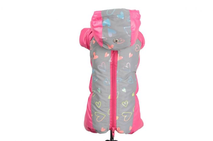 Ялинка світшот для собак дівчаток трикотаж на флісі Фуксія S1