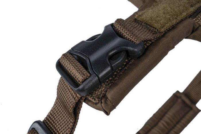 Подовжена шлейка для собак Line harness long WD Non-stop dogwear Оливковий 7