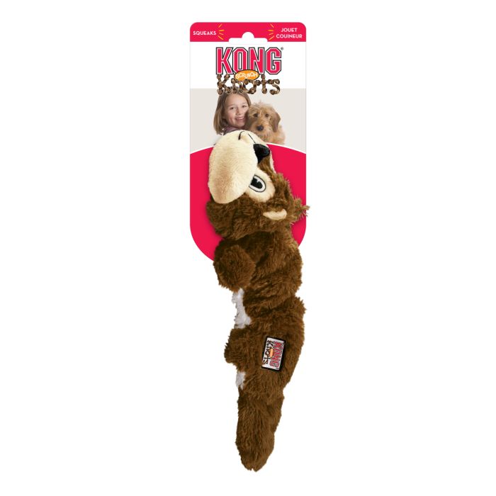 Іграшка для собак Kong Scrunch Knots Squirrel M/L