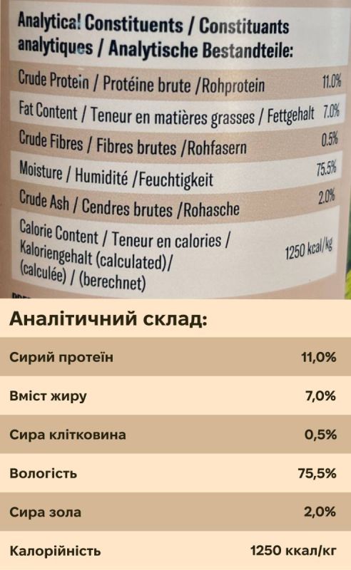 Повнораціонний вологий корм для собак Ziwi Peak Original Series Яловичина 170 г