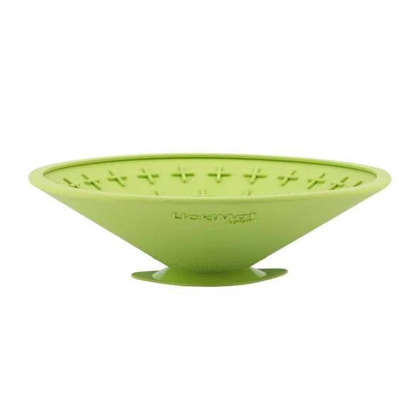 Лизальний килимок антистрес для собак LickiMat Splash Green, для купання та догляду, на присосках