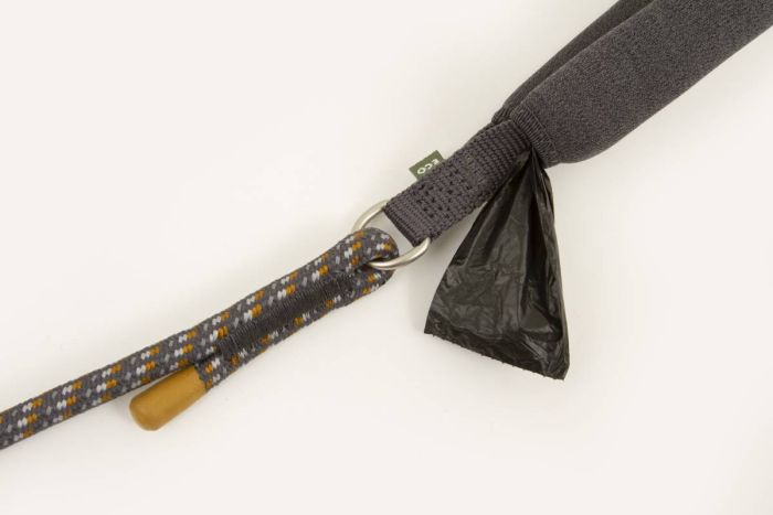 Регульований повідець для собак Hurtta ECO 120-180 см х 11 мм Сірий