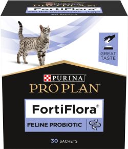 АКЦІЯ Pro Plan FortiFlora пробіотик для котів та кошенят для здорового травлення та зміцнення імунітету 30 х 1 гр 
