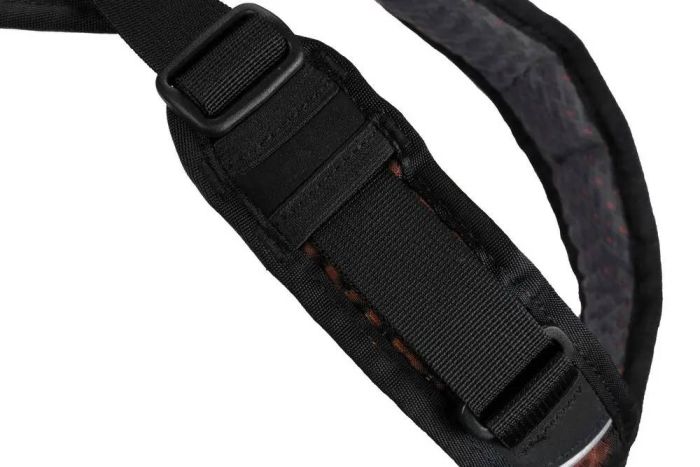 Шлейка для собак Rock harness Non-stop dogwear Чорний/Помаранчевий S