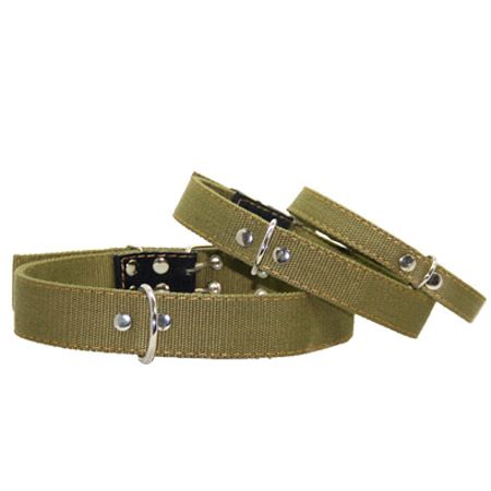 Нашийник брезент подвійний 46-63 см