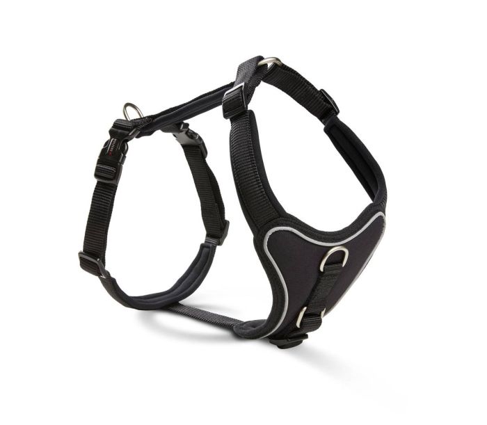 Шлейка для собак пом'якшена Wolters Professional Comfort -1 27-32 см / 15 мм Чорний