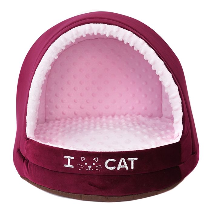 Будиночок для кота улюбленець 1 - 402829см замша і велюр Морська хвиля