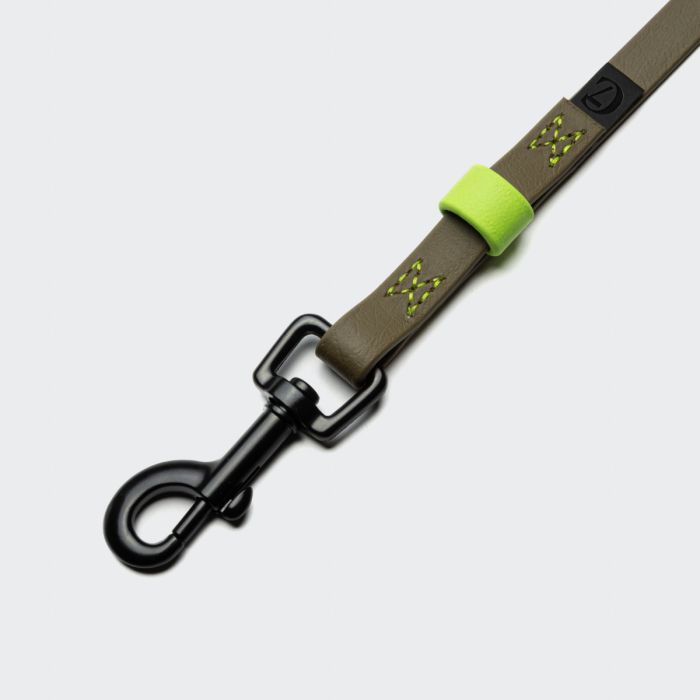 Повідець для собак Cloud7 Long Line Ipanema 5 м / 1.3 см Оливковий S