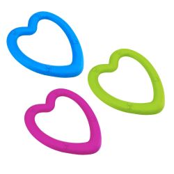 Іграшка для собак серце міні тонке 8см X061