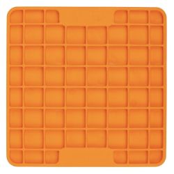 Лизальний килимок антистрес для маленьких собак собак LickiMat Mini Playdate Orange, м'яка основа