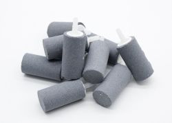 Розпилювач мінеральний для акваріума, набір 10 шт, циліндр сірий, 2550 мм