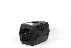 Переноска пластикова чорна, 55х36х35 см 