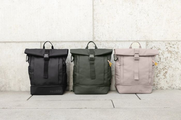 Рюкзак-ролтоп для прогулянок із собакою Palopa Yoska Чорний