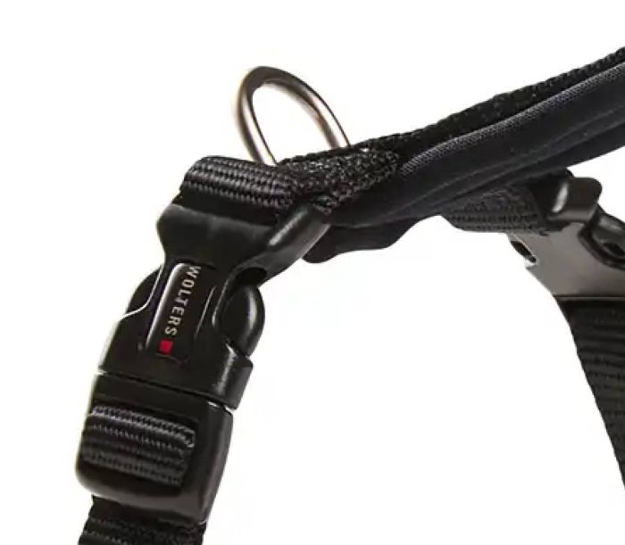 Шлейка для собак пом'якшена Wolters Professional Comfort 5 70-85 см / 35 мм Чорний