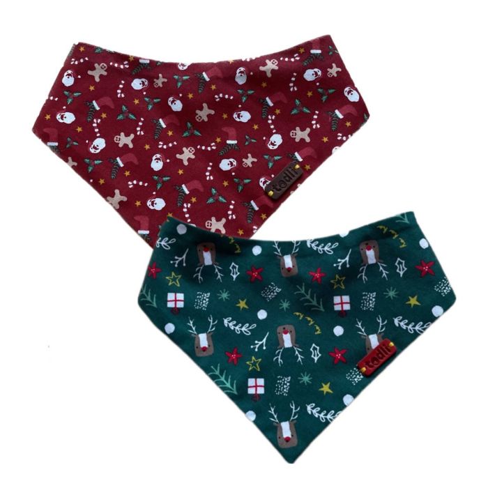 Двостороння бандана для собак Duckly Hoho! XL