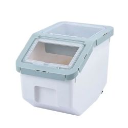 Контейнер для корму 24х35х26 см, 11 л Оливковий