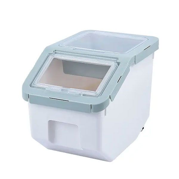 Контейнер для корму 24х35х26 см, 11 л Оливковий