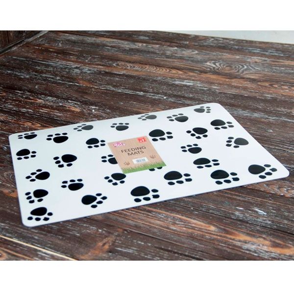 Килимок під миску для тварин 28х42 см Чорний