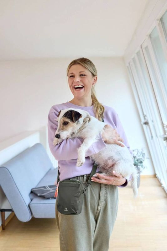 Сумка для ласощів і аксесуарів собак Palopa Greta L Оливковий