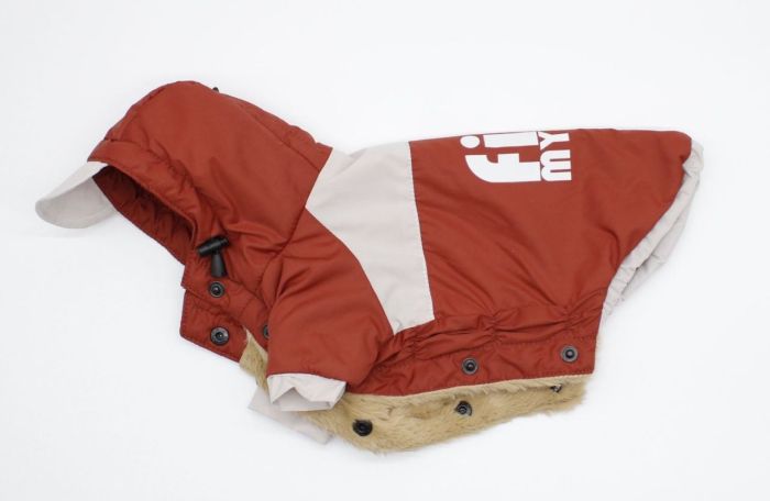 Октавія куртка з капюшоном, дівчинка, цеглястий. M (А34В до 54см)