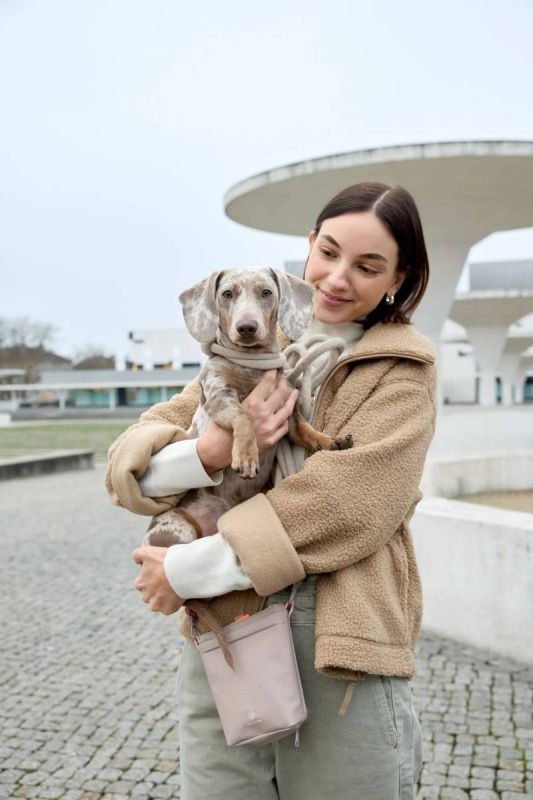 Сумка для ласощів і аксесуарів собак Palopa Karl M Сіро-коричневий