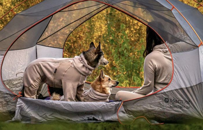 Комбінезон для собак Non-stop dogwear Trail quest fleece overall Бежевий 65