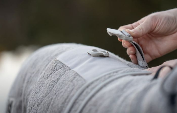 Халат-рушник для собак Drying coat Non-stop dogwear Сірий 40