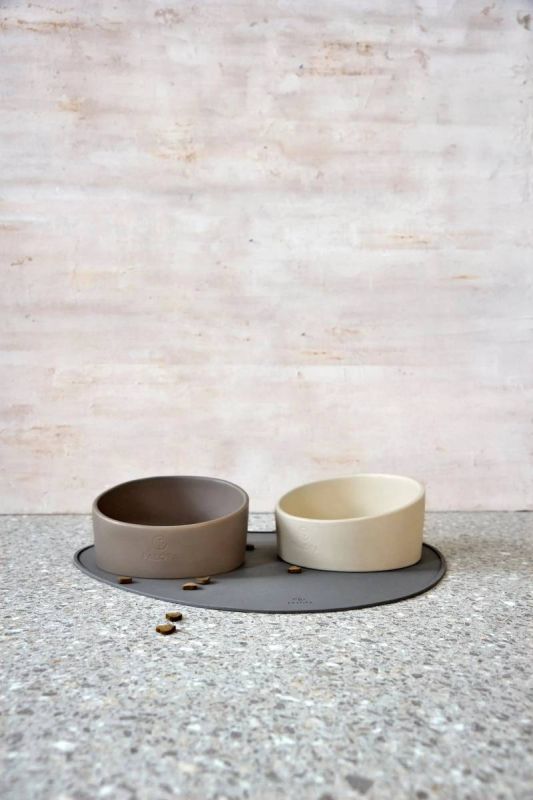 Килимок під миску собаки Palopa Loua Темно-сірий