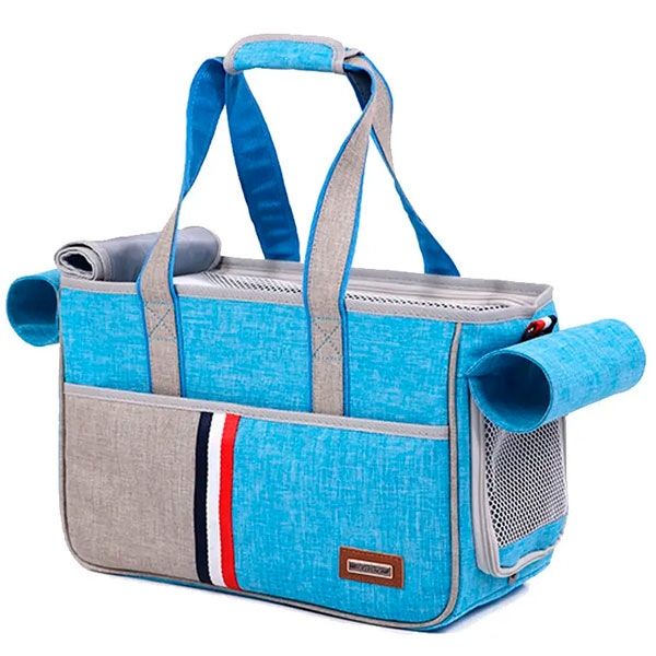 Сумка-переноска DODO сіро-блакитна 40х19х26 см