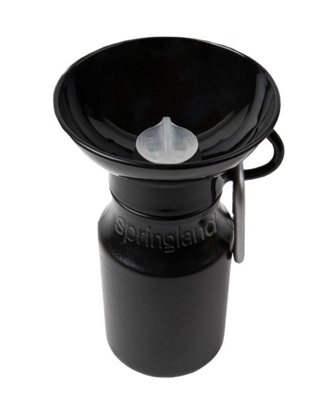 Пляшка-поїлка для собак Springland Чорний 450 мл