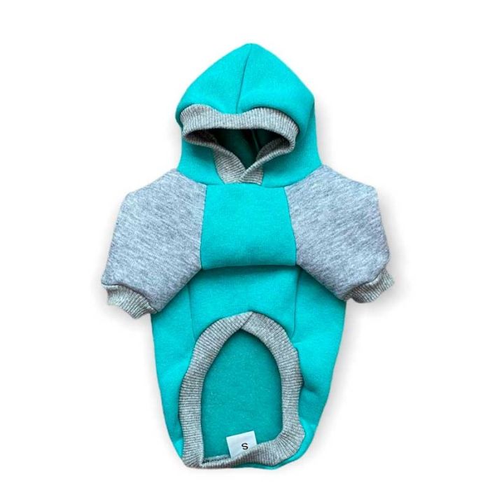 Скай толстовка для собак Dog Love блакитна L