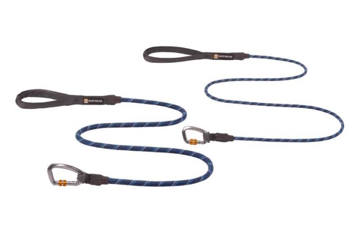 Рефлекторний повідець канат для собак Ruffwear Knot-a-Leash™ S 1,5 м / 7 мм Синій