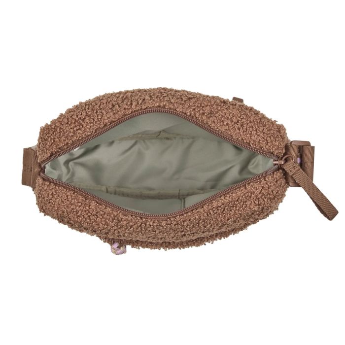 Квадратна сумка для ласощів та аксесуарів собак Palopa Noka Teddy-Fleece Коричневий