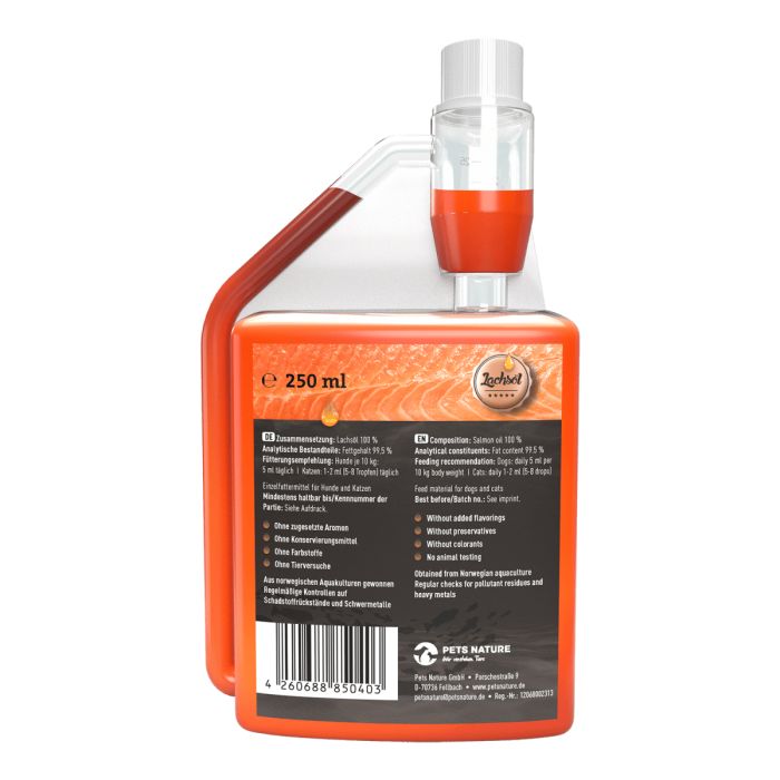 Лососева олія для собак та котів Pets Nature Salmon Oil 250 мл