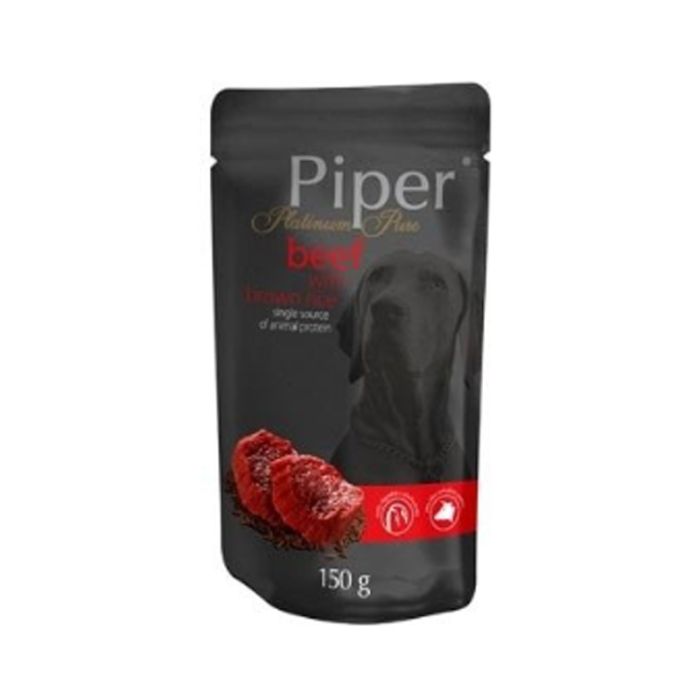 Dolina Notice Piper Platinum Dog яловичина і рис 150г 