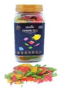 Пластівці Fantastic GLO-fish, Акваріус, банка 80г 