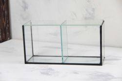 Акваріум для півників 4,5 л з перегородкою, 301015 